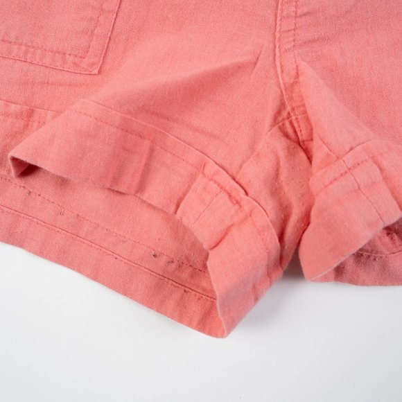 GAP Aubrey pink Linen blend shorts size 8 - Picture 5 of 8